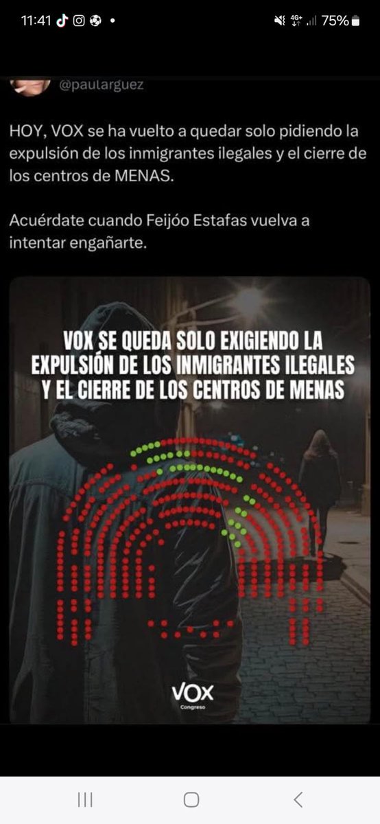 DavidArranzVox's tweet image. Es sencillo, si apoyas las medidas defendidas desde siempre por #Vox, en #seguridad y control de la #inmigración, vota a Vox. No caigas en la estafa del PP. Sólo se mueven en función de encuestas y estudios demoscópicos, no por valores y principios.
💪🇪🇦⚔️⚖️
#PPSOE
#SoloQuedaVox
