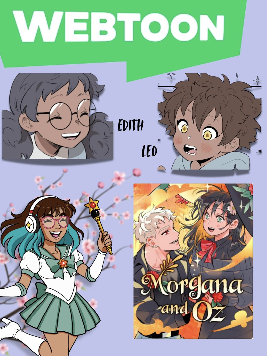 ✨ Role Announcement! 
All 85 episodes of Morgana and Oz are now live to watch on <a href="/webtoonofficial/">WEBTOON</a>!🎉

You can hear me as Edith &amp; Leo 💜

Huge love to the amazing creator <a href="/miyuliart/">Miyuli</a> for bringing this beautiful story to life. The cast is stellar, the art is magic, and I’m so