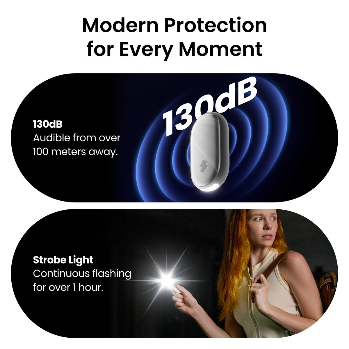 SwitchBot's tweet image. Keep yourself safe 24/7 with SwitchBot Safety Alarm🚨 
✅ 130dB Alarm 
✅ Built-In Strobe Light 
✅ Works with Apple Find My 
✅ IP65 Rated 
Your personal safety, always within reach

Get yours now: geni.us/WPIxX
#SafetyFirst #SwitchBot #SafetyAlarm #EmergencyAlert