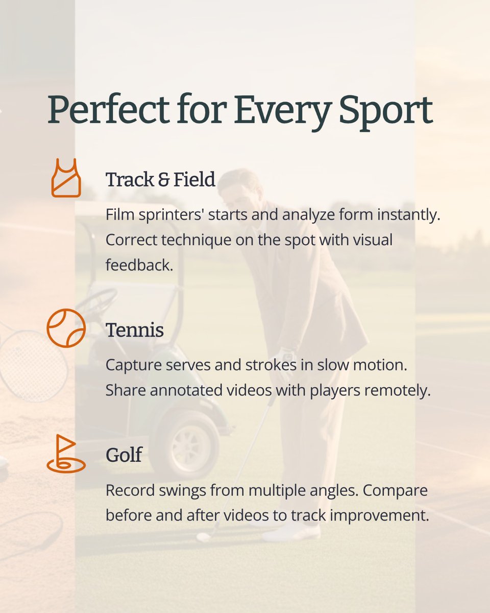 spedtecheu's tweet image. Meet OnForm and transform your coaching with Instant Video Analysis!
for more info: onform.com
.
.
.
#futurecoach #spedtech #EU #europeanunion #OnForm #mobileapp #tennis #golf #football #basketball #rugby #track #equipment