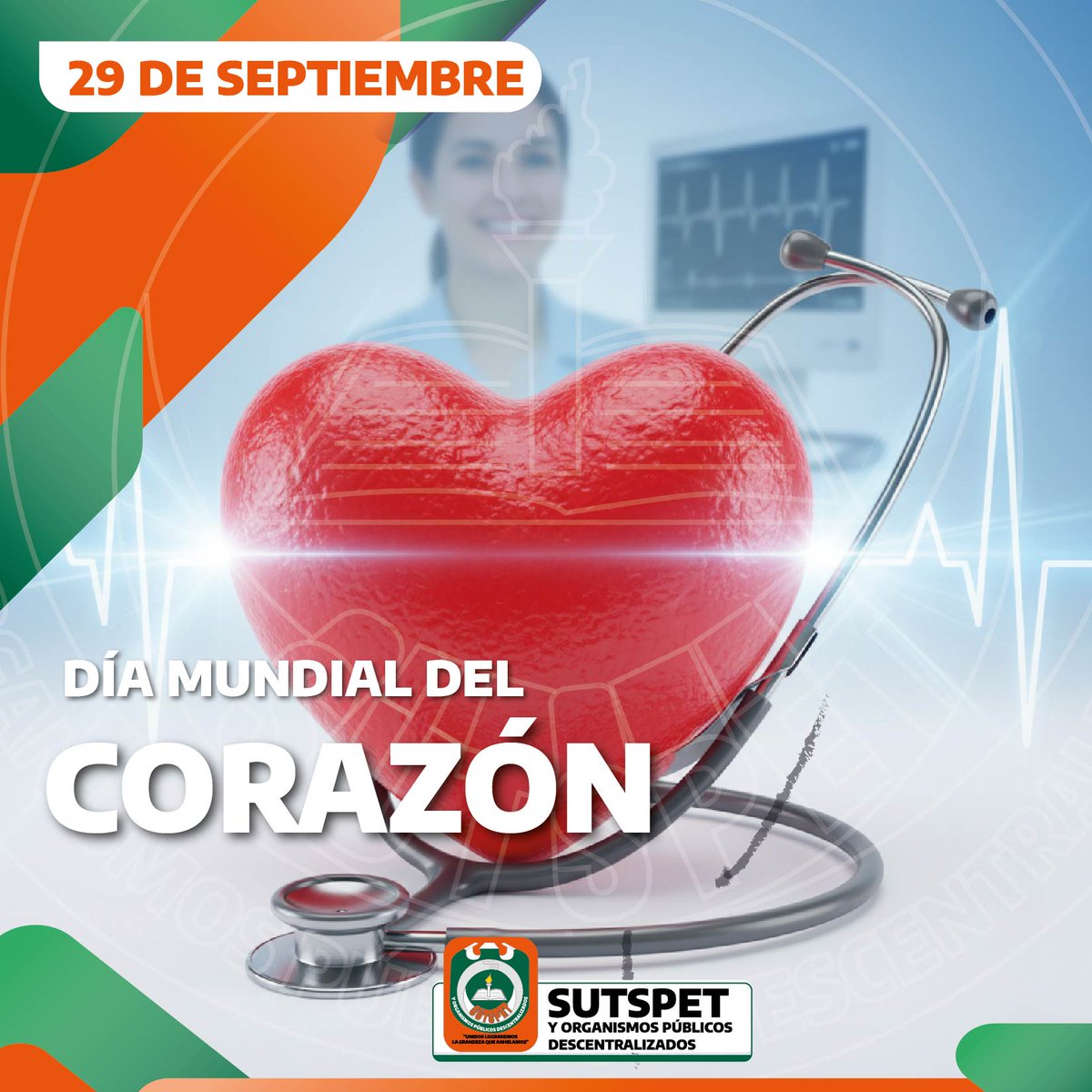 SUTSPET y OPD's (@sutspet) on Twitter photo 29 DE SEPTIEMBRE, DÍA MUNDIAL DEL CORAZÓN
El objetivo es crear conciencia sobre las enfermedades cardiovasculares (ECV), su impacto y, sobre todo, su prevención.
#sutspet <a href="/TamaulipasSalud/">Secretaría de Salud</a> <a href="/gobtam/">Gobierno Tamaulipas</a> #diamundialdelcorazon #Efemerides 29 DE SEPTIEMBRE, DÍA MUNDIAL DEL CORAZÓN
El objetivo es crear conciencia sobre las enfermedades cardiovasculares (ECV), su impacto y, sobre todo, su prevención.
#sutspet <a href="/TamaulipasSalud/">Secretaría de Salud</a> <a href="/gobtam/">Gobierno Tamaulipas</a> #diamundialdelcorazon #Efemerides