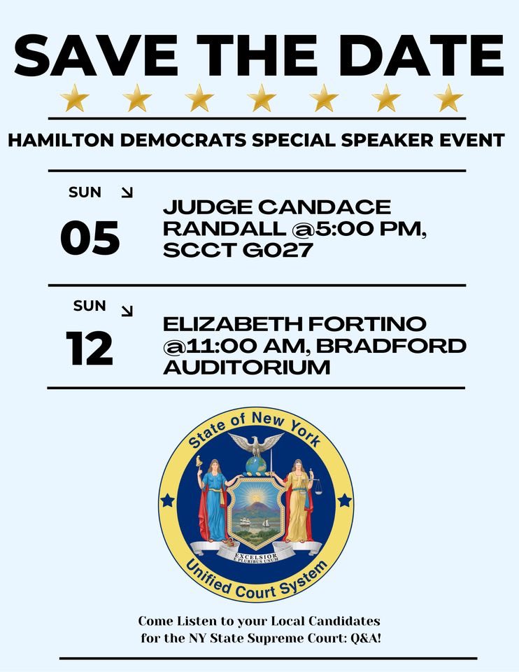 HamDemocrats's tweet image. Save the date everybody, we’ve got some fun events coming up!