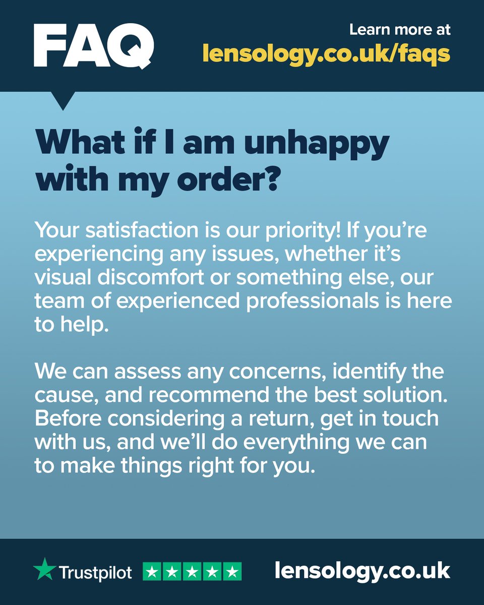 Lensology's tweet image. You have the questions, we have the answers. Visit our FAQ page to learn more about what we do and how we do it. bit.ly/2VGm9KH #faq #glasses