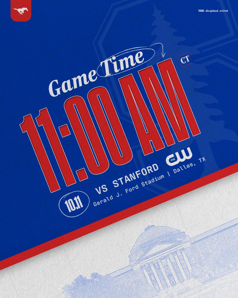 SMUFB's tweet image. Game time for Stanford ⬇️
