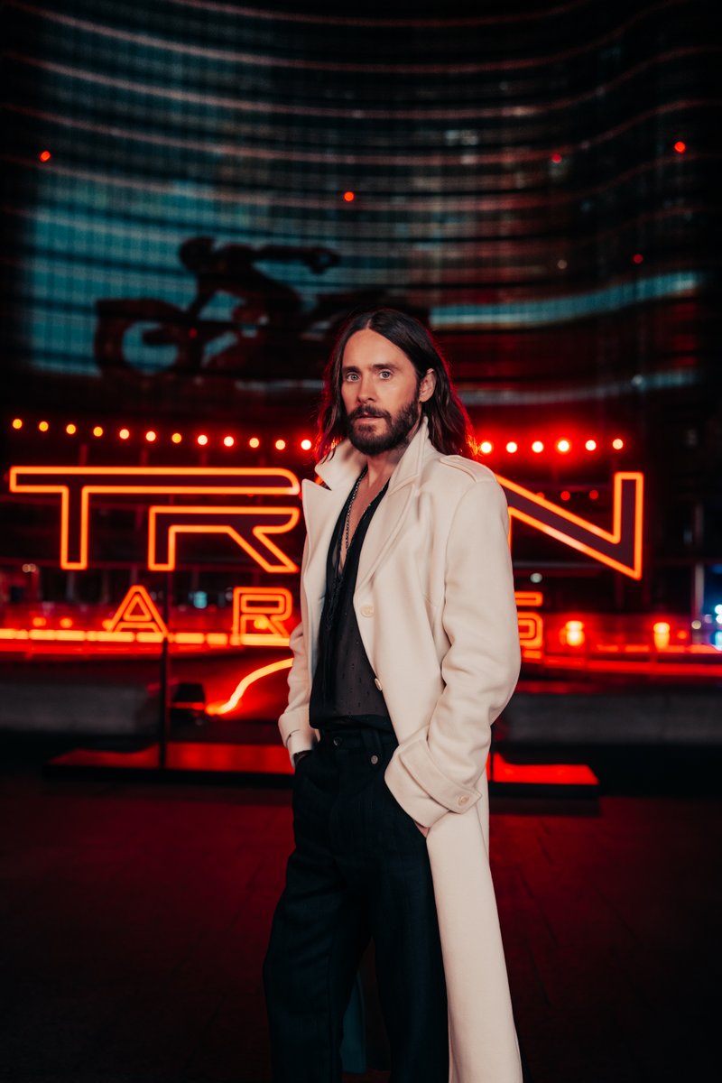 DisneyStudios's tweet image. Tron: Ares lights up Milan.

Jared Leto, Jodie Turner-Smith, and Joachim Rønning visit Milan, Italy for an electrifying night. Get tickets now and see the film only in theaters and IMAX October 10.