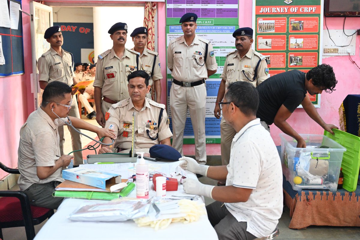 120Crpf's tweet photo. TEAM 120BN: "Garo Hills Hero " @ Swasth Nari Sashakt  Parivar Abhiyan-2025 organised  Voluntary Blood Donation program in Association with Blood Bank Civil Hospital, TURA West Garo Hills, Meghalaya. https://t.co/CJUNqBvMBN