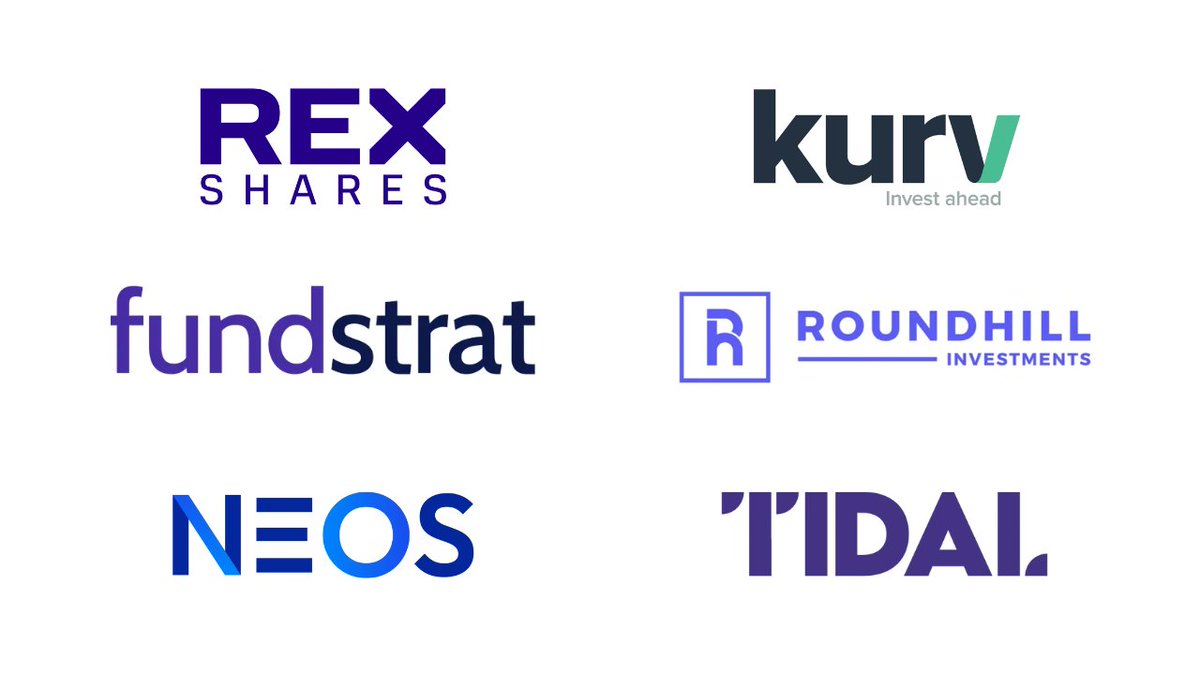ETFdelta's tweet photo. Competition is heating up and 6 rival high-yield ETFs could be aiming to dethrone $ULTY in Q4. 🤑

Full breakdown & comparison of each fund: https://t.co/8cCbUyS49T

Each will bring their own strategic twist. Which of these upcoming ETFs are you excited for most?
@REXShares 
@kurvinvest
@roundhill 
@FundstratCap 
@NEOSInvestments 
@tidalfg 

#YieldMaxETFs #YieldMax $YMAX $MSTY #Dividends #IncomeETFs #PassiveIncome $SLTY $WPAY
