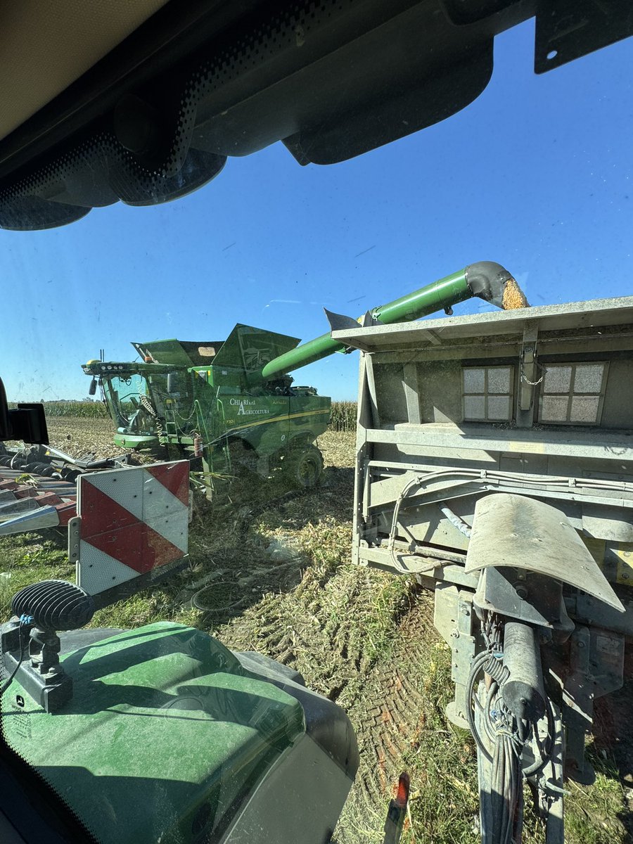 CaliniLivio's tweet photo. Fall harvest @JohnDeere @FlieglAgrar https://t.co/itStxXOrOf