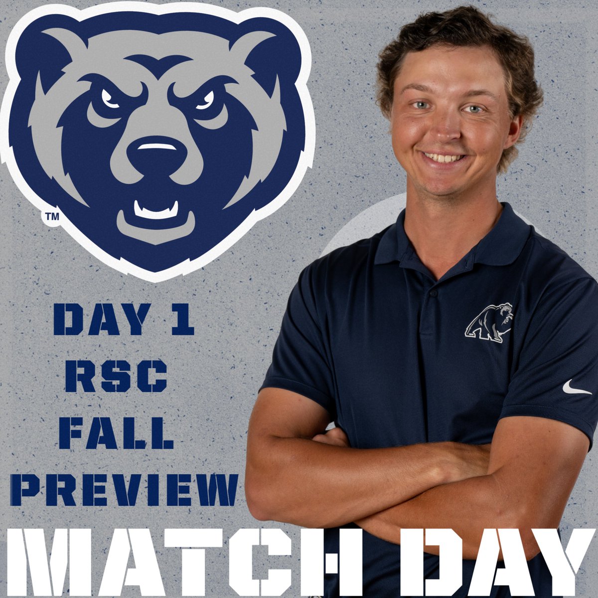 It's #MATCHDAY! Day 1 of the River States Conference Fall Preview is going on right now at Glade Springs in Daniels, W. Va.!

Your lineup:
Trey Cracraft
Ross Ferrell
Tanner Stevenson
Max Kearns
Logan Hughes

Individual:
Hunter Freeman