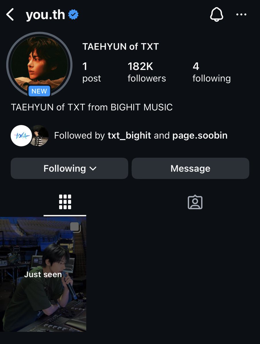 TAEHYUN INSTAGRAM AHHHH NOT A DRILL