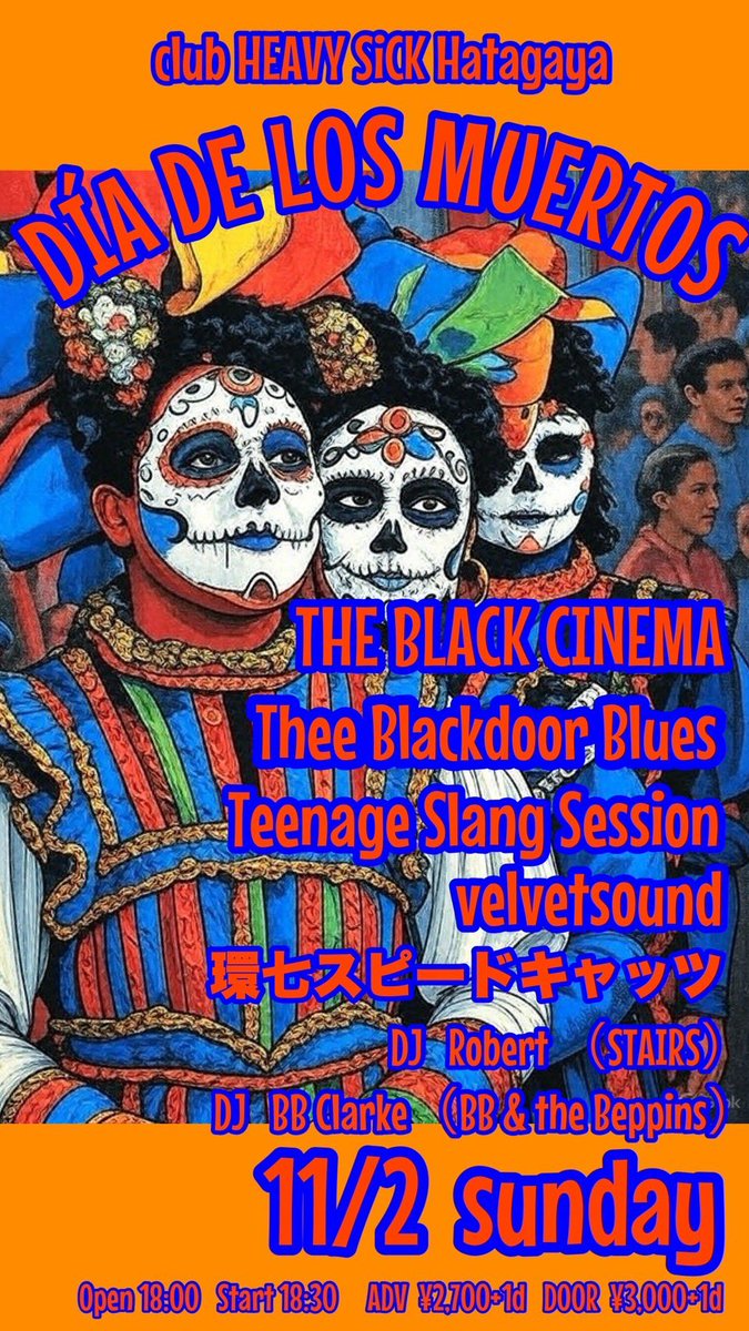 Kept you waiting!
環七スピードキャッツnext show⚡️
Sunday on 2th Nov