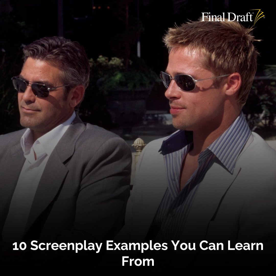 finaldraftinc's tweet image. Want to level up your screenwriting? Reading scripts is one of the best ways to do just that! Check out these 10 screenplay examples that every writer should study. hubs.ly/Q03Kt9YR0

#screenplay #screenwriter #screenwriting #scripts