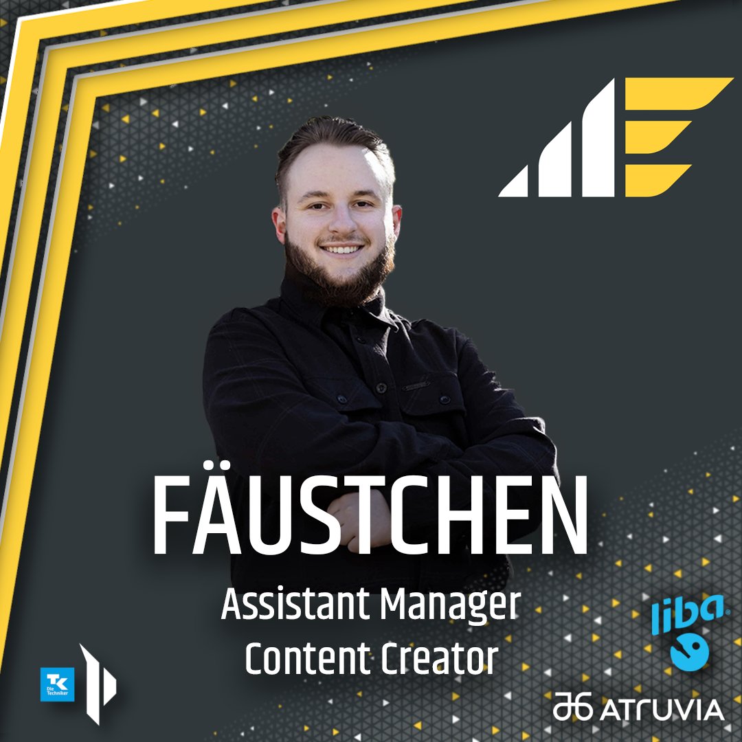 🚨STAFF ANNOUNCEMENT🚨

From winning PRM2 Summer split to joining us as content creator and assistant manager:

Welcome to the Münster Esports family, <a href="/faustchenlol/">ME Fäustchen | LFT 2026</a>!
We're excited to have you here!