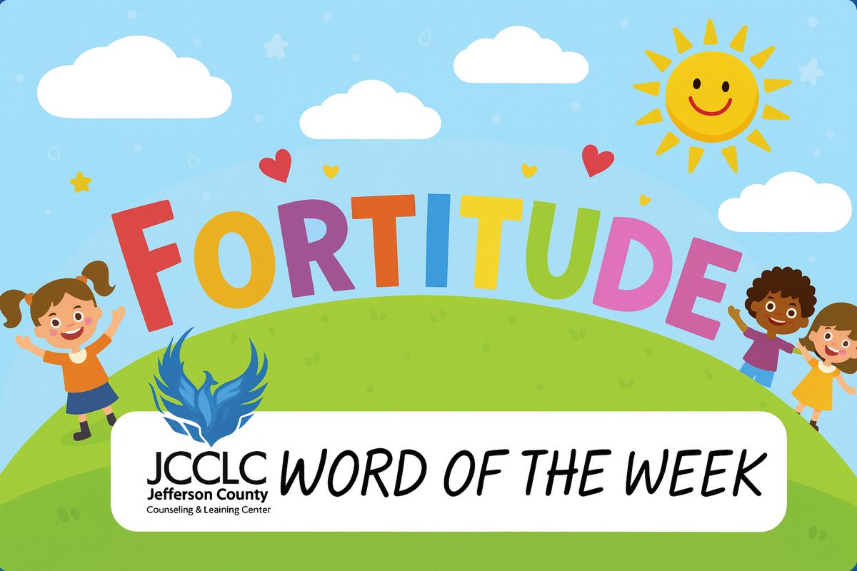 ✨ JCCLC  Word of the Week: Fortitude ✨

Fortitude means having the strength to keep going, even when things get tough. 💪💙

Rising stronger together, the Phoenix way.

#JCCLC #WordOfTheWeek #PhoenixRISE