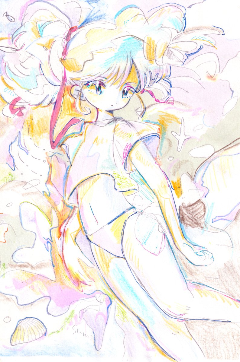 oyasumizacca's tweet image. #引用RTで絵をあげて5人指名してバトンでお気に入りの絵を載せる

三島浩さん @STtrrrmsm バトンありがとうございます！🌟
お気に入りの絵選び　これまでの振り返りになりありがたいですね・・・

お次よろしければ〜！
@pen20115123
@tosutata_p
@YonedaRR
@USAKO_YAKEKUSO
@Liliy_gray