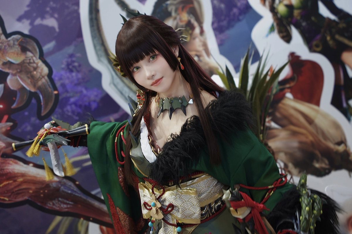 M3U3kHtlUzKWo17's tweet photo. 2025/09/27
幕張メッセ

tgs2025  
えい梨（@kaorokuri）さん
モンスターハンターアウトランダーズ　/ ミドリ
#えい梨
#TGS2025
#モンハンアウトランダーズ #MHOutlanders https://t.co/87EfBvNEBv