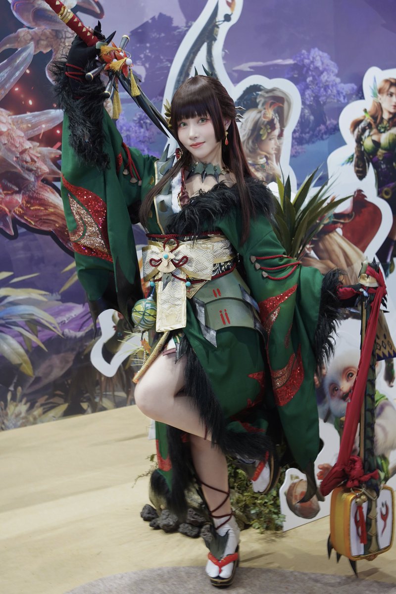 M3U3kHtlUzKWo17's tweet photo. 2025/09/27
幕張メッセ

tgs2025  
えい梨（@kaorokuri）さん
モンスターハンターアウトランダーズ　/ ミドリ
#えい梨
#TGS2025
#モンハンアウトランダーズ #MHOutlanders https://t.co/87EfBvNEBv