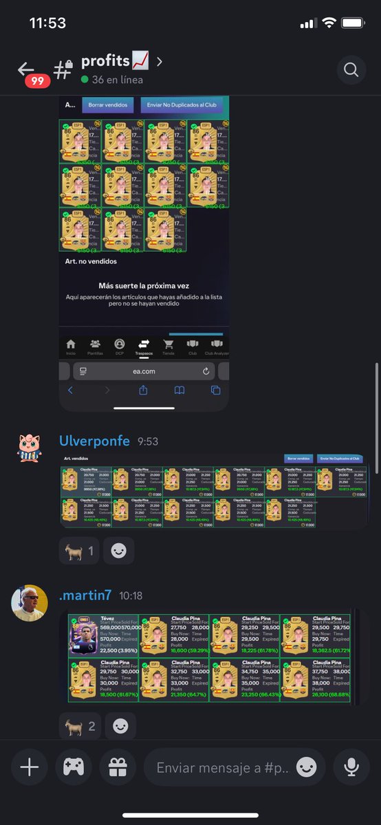 muchas gracias Claudia Pina (sigue barata)