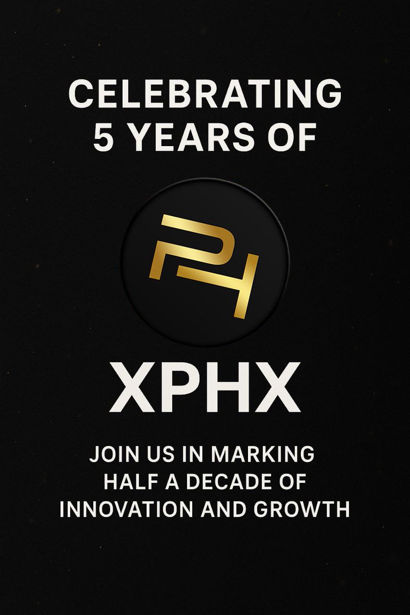 🎁PhoenixCo is now 5 years old! 
On this day, five years ago, the $XPHX token entered the crypto world. BCH hosted its first genesis block, Binance Smart Chain enabled DeFi capabilities, TRON added memes, and our community provided essential support.

#5yearXPHX
<a href="/pho/">phoenix</a>