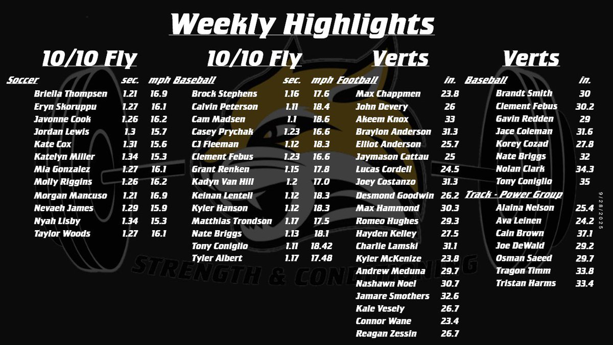 🚨Weekly Highlights 🚨 Wildcats stacking weeks and building momentum‼️#IronCats #FastCats