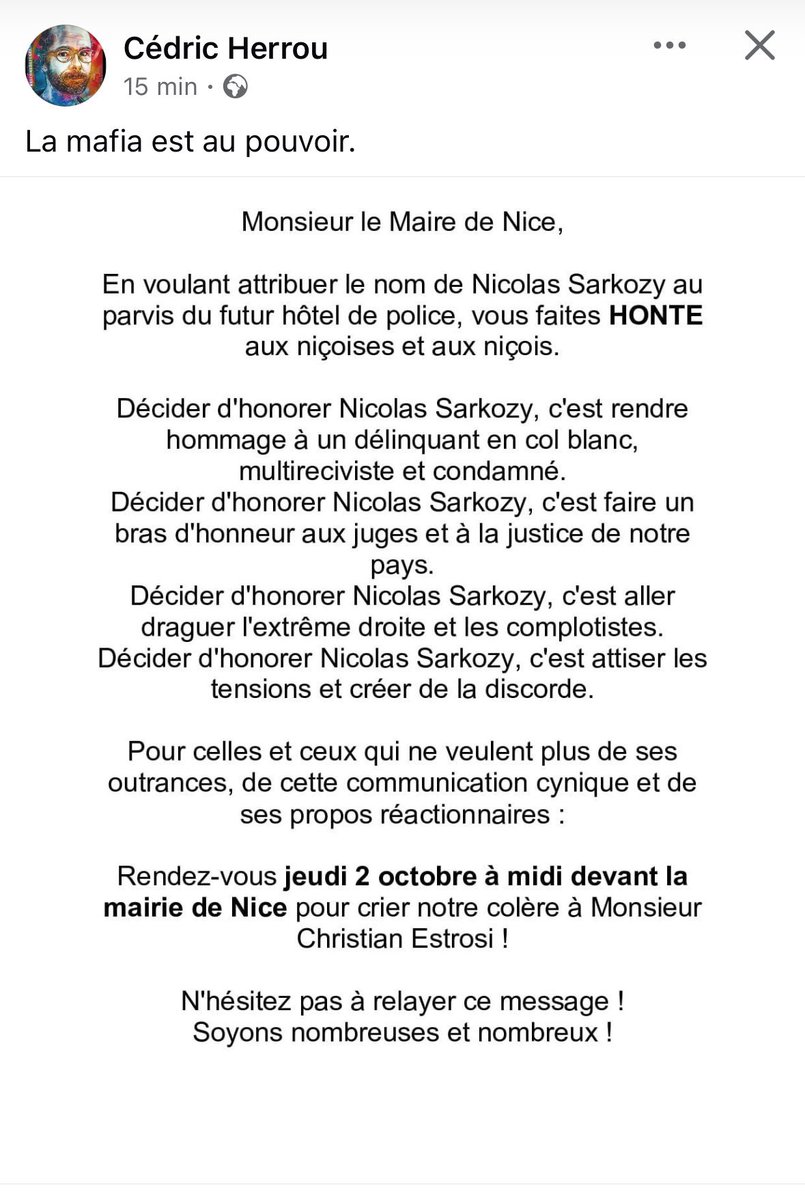 Sacré Estrosi!