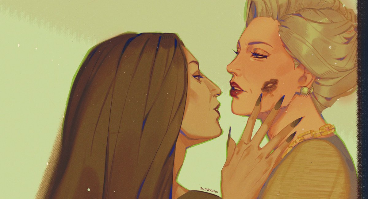 shinkomiii's tweet photo. a kiss on the cheek to greet an e̶x̶ old friend

#wednesday #morissa https://t.co/PxsI2ngL5k