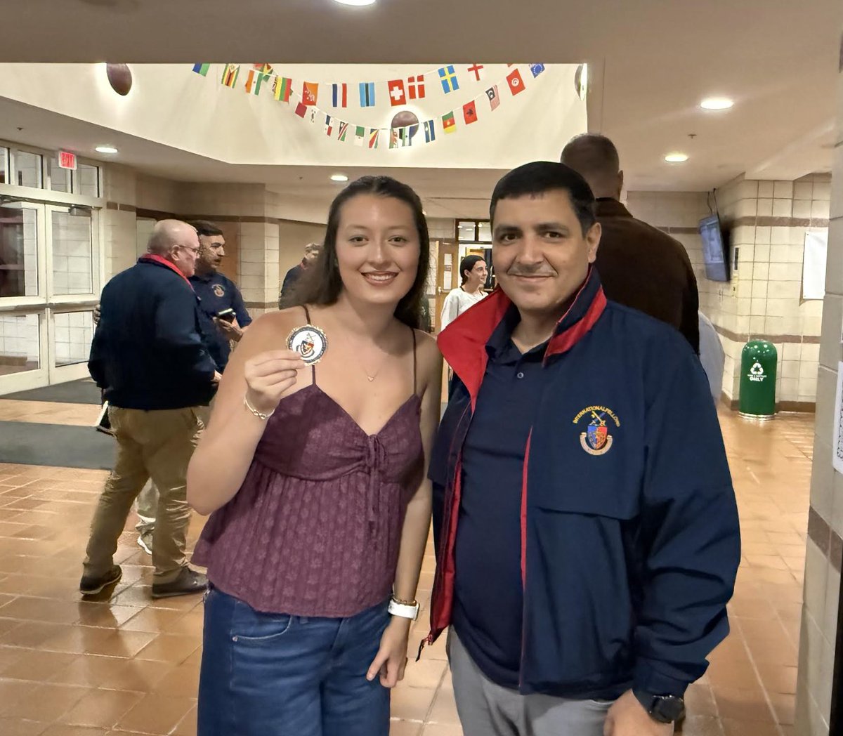 NipmucRegional's tweet image. On Wednesday last week we hosted over 100 international fellows from the National Defense University (NDU) in Washington, DC. Students built meaningful connections with this group of global leaders in an exciting exchange of cultures. #nipmucpride