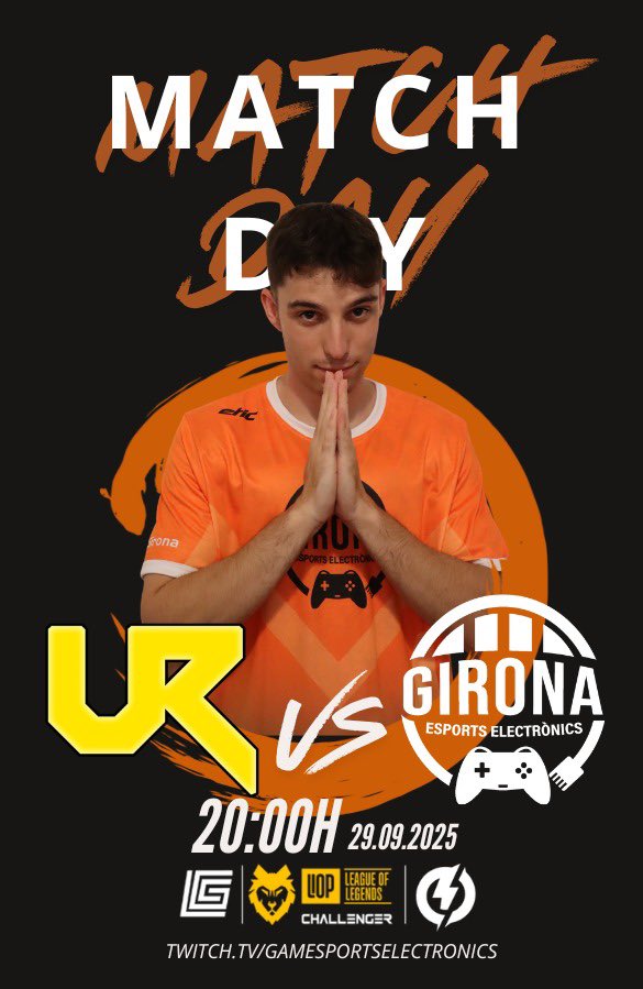 Continuem buscant la primera victòria de la temporada de tardor... avui serà el dia??
Resem a l'Azir que sí.
Ens veiem a les 20H al canal de twitch de <a href="/Gamesportselect/">Gamesports Electrònics</a>