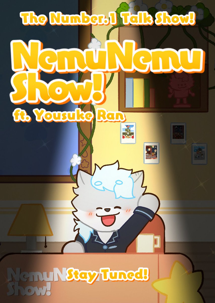 haziqiyukii's tweet photo. 「Hey — have you heard? The new episode of NemuNemu Show is coming soon!」
「Dude, no way! I wonder who Ran will bring in as guests....」

Stay tuned! https://t.co/QjVTgBLJbf
