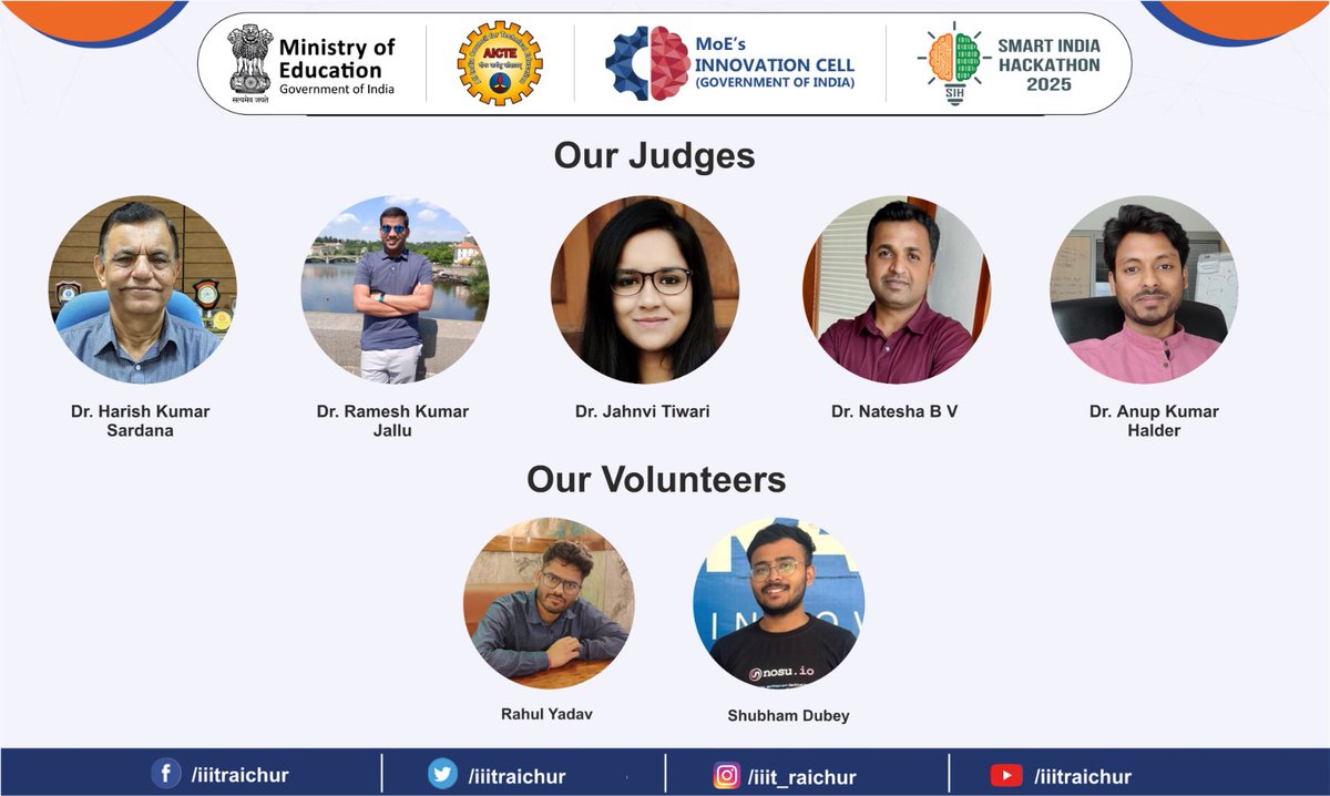 🚀 23 teams. Countless ideas. One vision – #SIH2025 💡
Internal Hackathon @ IIIT Raichur was a grand success! 🙌#SmartIndiaHackathon2025 <a href="/EduMinOfIndia/">Ministry of Education</a> <a href="/innovationcell/">Innovation Cell</a>