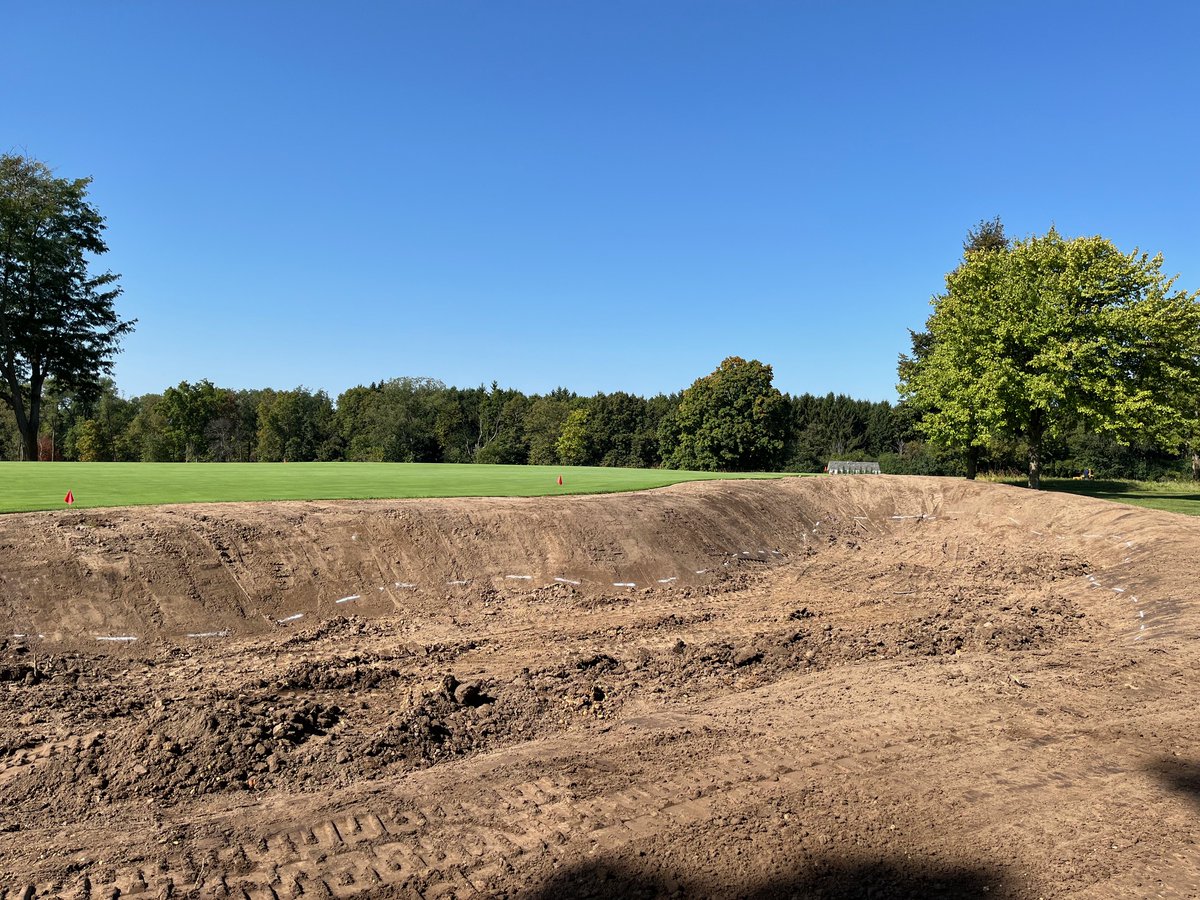 Off to a great start with our bunker project at the Donald Ross-designed <a href="/OconGolfClub/">Oconomowoc Golf Club</a> in Wisconsin!  Impressed with the whole crew of Hollembeak Construction on day 1.  Looking forward to my next visit in a few days with the members and superintendent Steve Houlihan.

<a href="/ogcsuper/">Steve Houlihan</a>