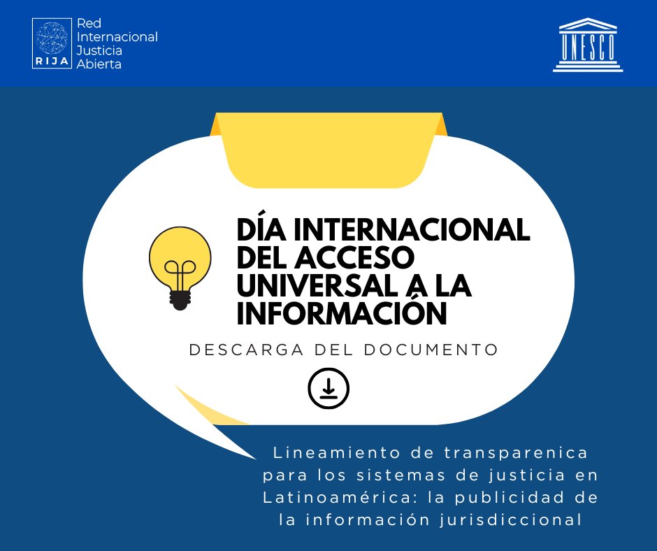 Red Internacional de Justicia Abierta tweet media