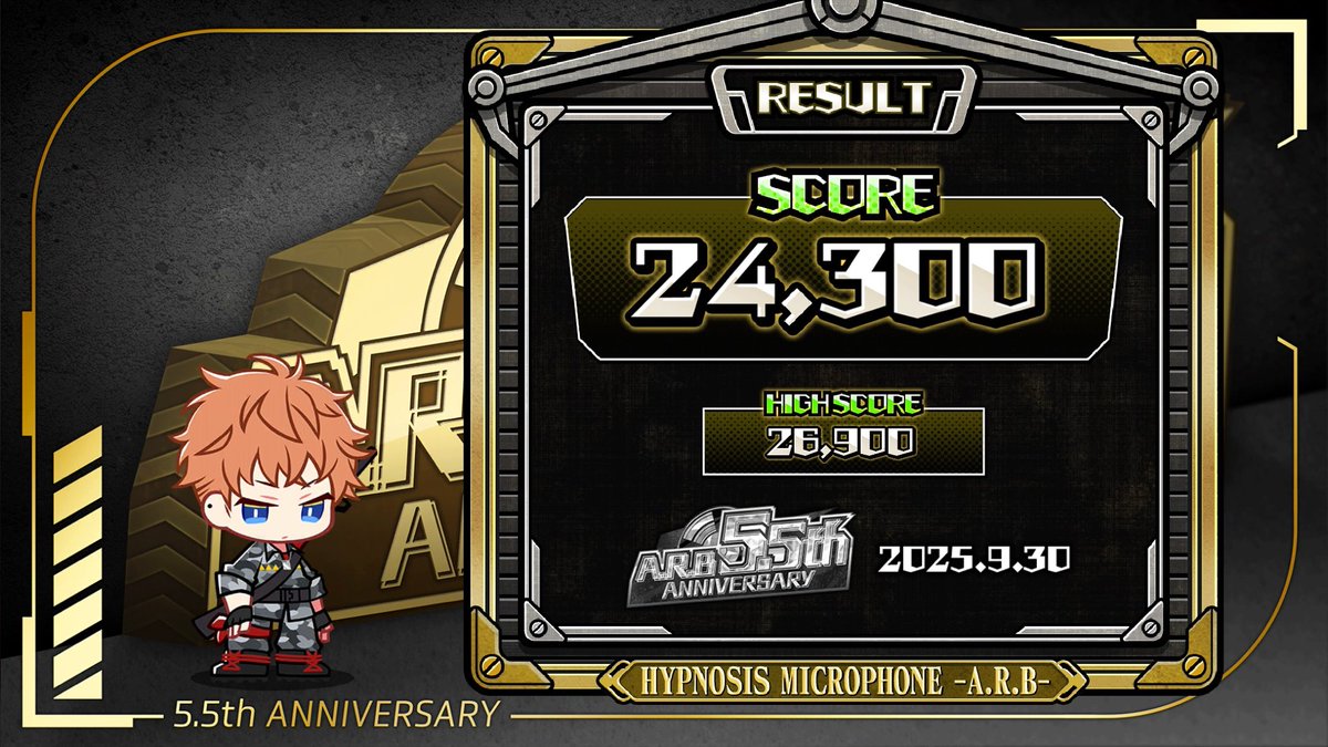 #ヒプマイARB #ARB66months_Anniv #ARB_SPEEDMATCH

▼🆕ちびキャラデコステッカーをGET！5.5th Anniv.は9/30(火)10:59まで！
bit.ly/3tFotyn