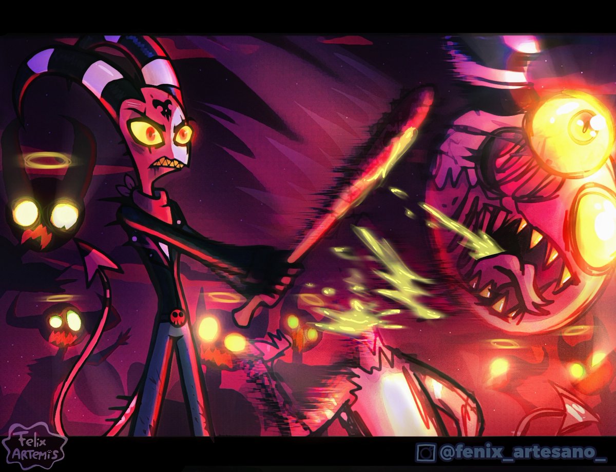 So, I hope to be able to publish a fancomic of my Helluva zombie Au soon. 👼🧟‍♂️

#HelluvaBoss #Stolitz #Blitzø  #Au #zombie #fancomic #HazbinHotel