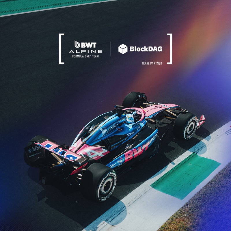 AlpineF1Team's tweet photo. Uniting two performance-driven innovators at the intersection of technology and speed.

Pleased to announce a new partnership with @blockdagnetwork, the next-generation Layer One blockchain infrastructure.