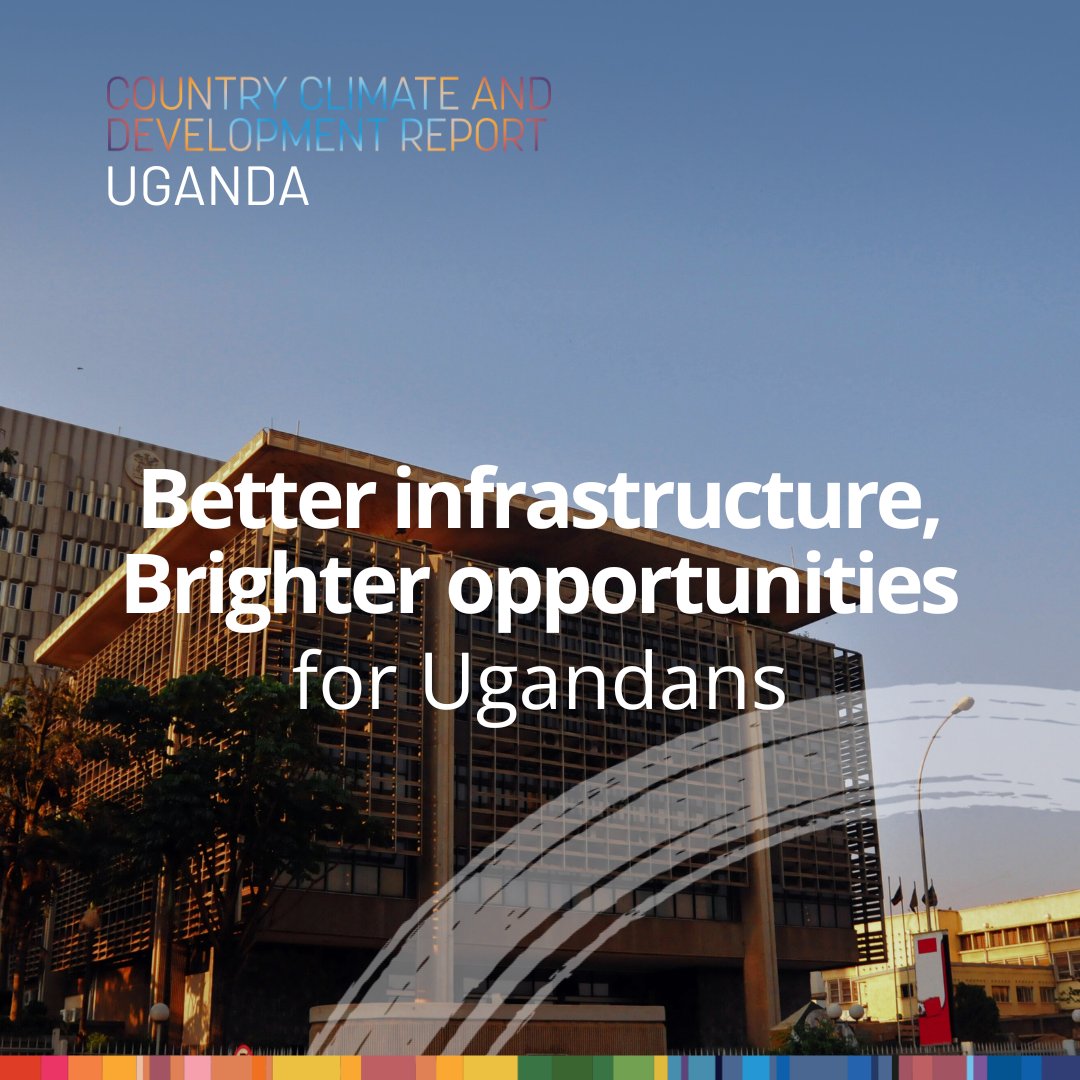 Climate-resilient infrastructure, renewable energy, and digital connectivity are driving #Uganda’s sustainable growth. The new #UgandaCCDR shows how green investment and #ClimateAndDevelopment can unlock private sector opportunities for a greener future: wrld.bg/prwy50WVcoq