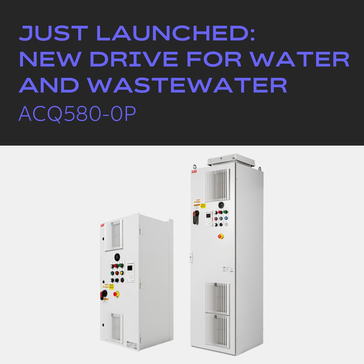 🚀 JUST LAUNCHED! Meet the ACQ580-0P, our newest drive for water and wastewater.

🌊 UL Type 1/12 (NEMA) enclosure protects against dust and debris
✅ Slim footprint
⚡1 to 700 Hp at 460V

Smaller, more efficient and reliable where it matters.

Learn more: monkeylink.co/31367d