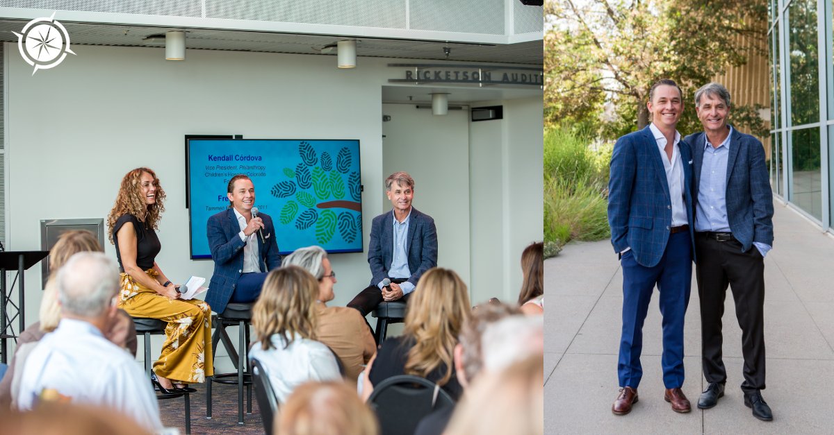 BeaconPointeRIA's tweet photo. Our #Denver Partner, Managing Director, Fred Taylor, presented during the @givechildrensco Tammen Society Luncheon, alongside his son, Moses, to share their powerful story – 28 years after Moses received life-saving care for a critical brain aneurysm at the age of 7. https://t.co/C0UqTSrW6C
