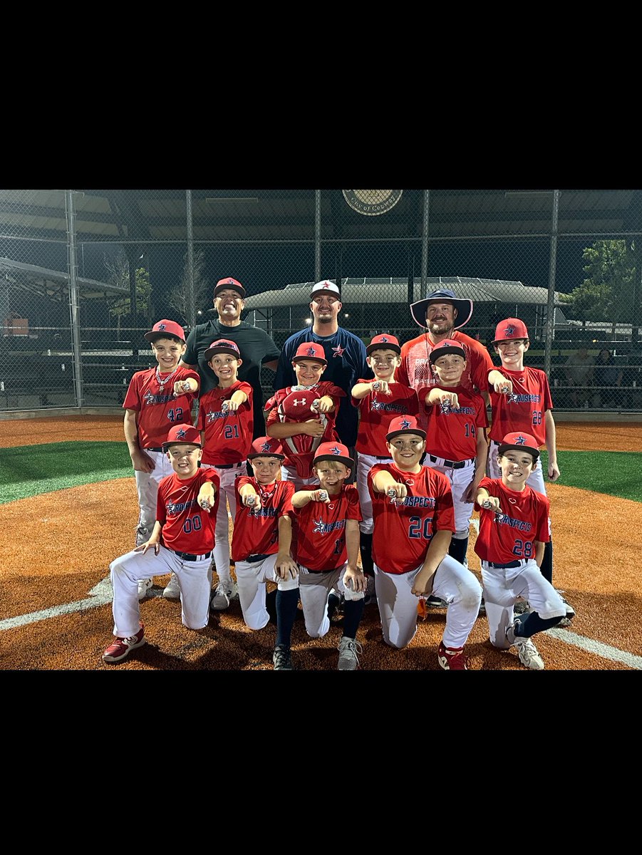 Arkansas Prospects 10u Bradshaw are the champions in the  CTS Battle of the best showdown in Conway. They played up in the 11AA division and outscored opponents 42-8. #ProspectsPlayHere