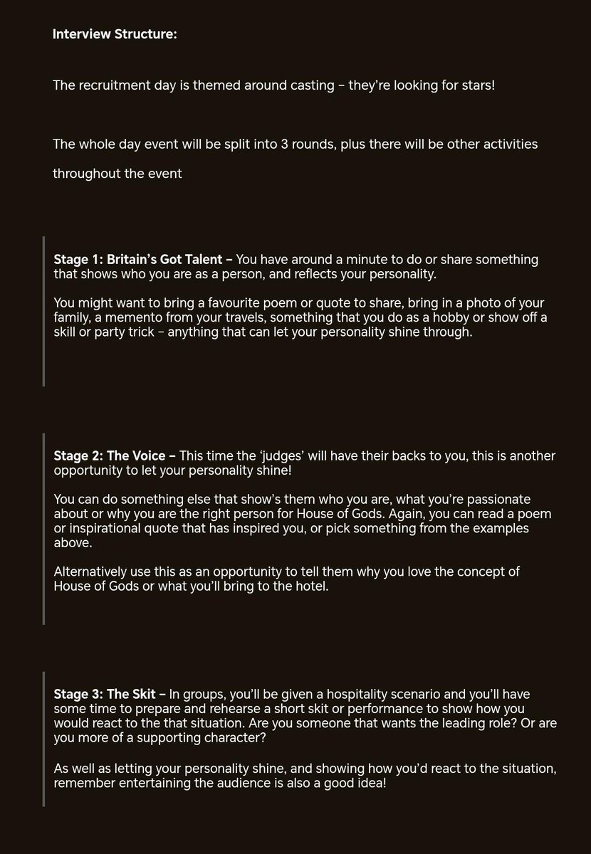 jamsandwich's tweet image. Honestly @houseofgodshotel - who came up with this humiliating job interview process.

Just pay people a living wage and let them get on with their customer service job. 

#HouseofGodsHotel #london #jobinterview #disgrace