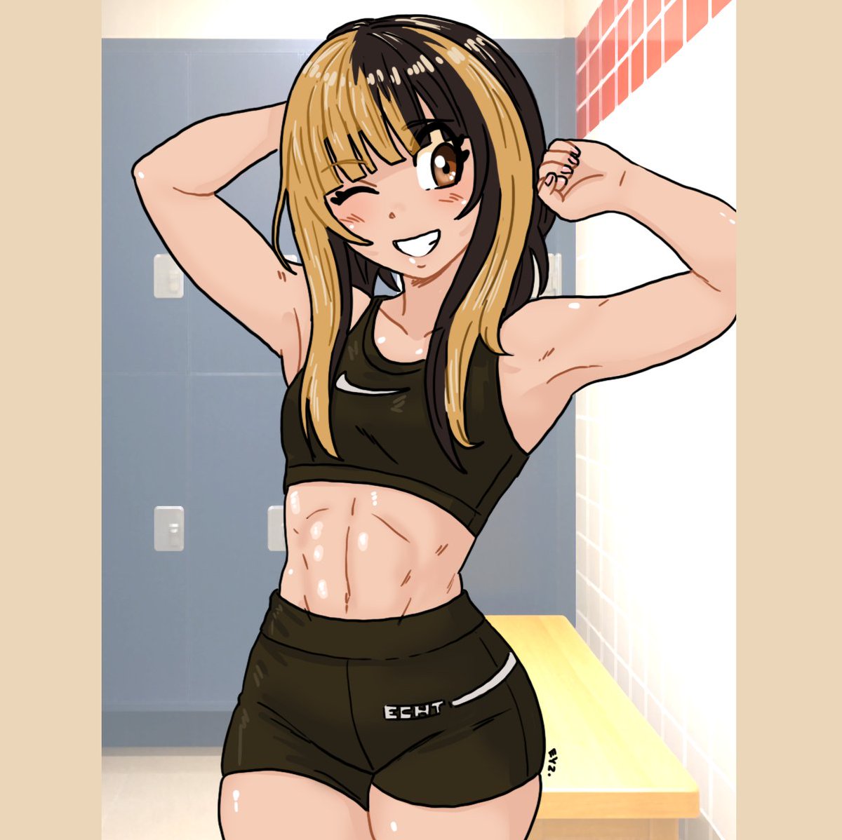 Eyzmaster's tweet photo. Fitgirl yuki, yellow hair, strong + radiant—always an inspiration. 💛

Thanks for the likes, comments, and strong vibes— @mtndwr inspires us every era. 

@ywuukii 
@tailsthefoxfan 
#ywuuki #yuki #mtndwr #Eyz #myart #oc #waifu #bestgirl #egirls #altgirls #fitgirls https://t.co/Pl5CQgc8Gq