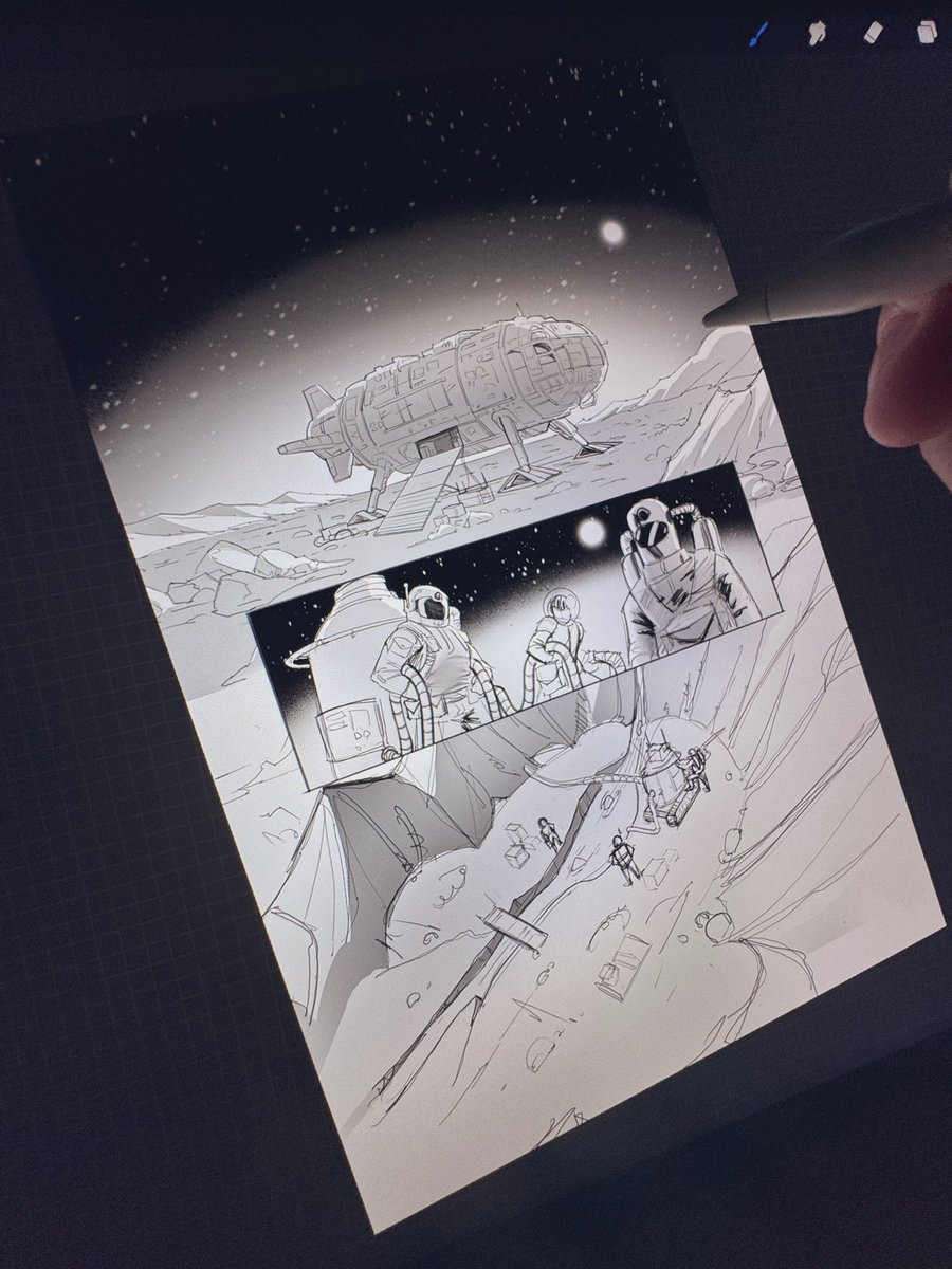 antontarelov's tweet image. I’M WORKING ON THE COMIC INTER-PLANET Vol. 2 🚀 

Super excited, can’t wait to see what happens next. If you’re curious too, stay tuned — I’ll be posting pages and different panels from the comic regularly. Don’t worry, no spoilers 😉

#InterPlanet #ComicsArt #Indie @jasonradak