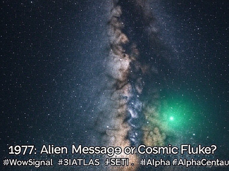 FloridaBartley's tweet image. 🚨 NEW THEORY: The &quot;Wow! Signal&quot; wasn’t from 3I/ATLAS but an event 2-3 light-years away that launched it 10,000 years ago—maybe Alpha Centauri’s flare? 2025 scans could reveal an alien message or cosmic fluke! Theories? #WowSignal #3IATLAS #SETI #AlphaCentauri