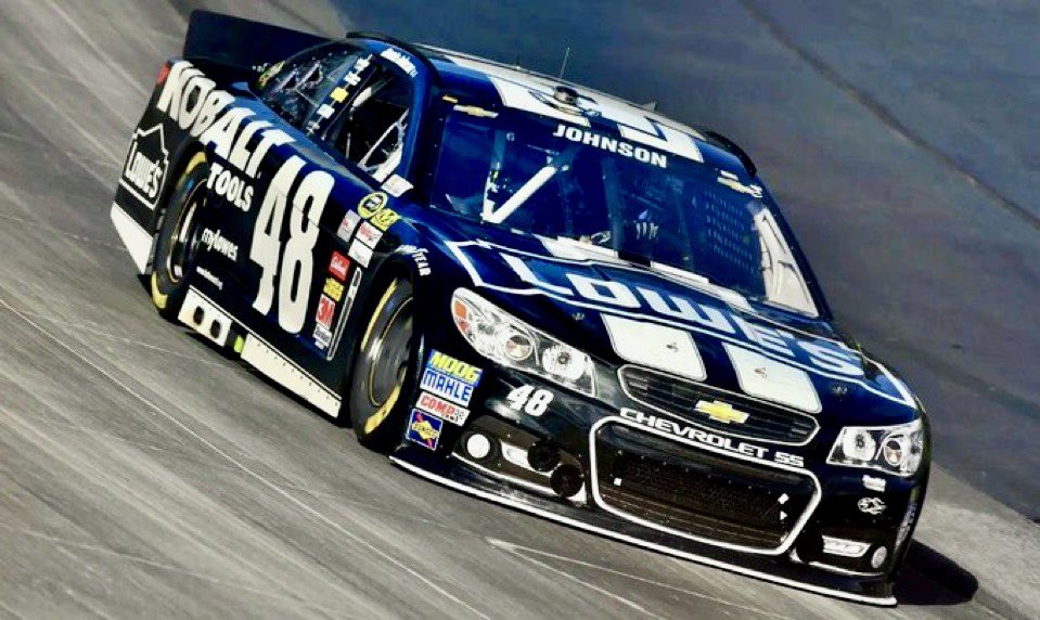 LegendsNascar's tweet image. Jimmie Johnson won the 2013 AAA 400 at Dover twelve years ago today. 🏁 

It was his record 8th Cup win at Dover.  

#TheMonsterMile 🏁