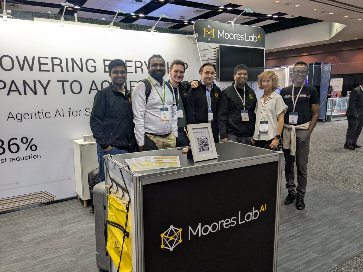 mooreslabai's tweet image. We wrapped a big week at AI Infra Summit where the conversations weren’t just about what AI can do but how it actually fits into real engineering work.

Here&apos;s what we saw, heard, and walked away thinking about:
mooreslab.ai/blog-posts/ai-…

#AIInfraSummit #MooresLabAI #AgenticAI #EDA…