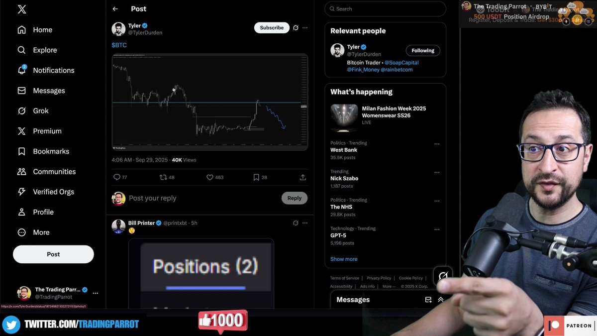 The Trading Parrot tweet media