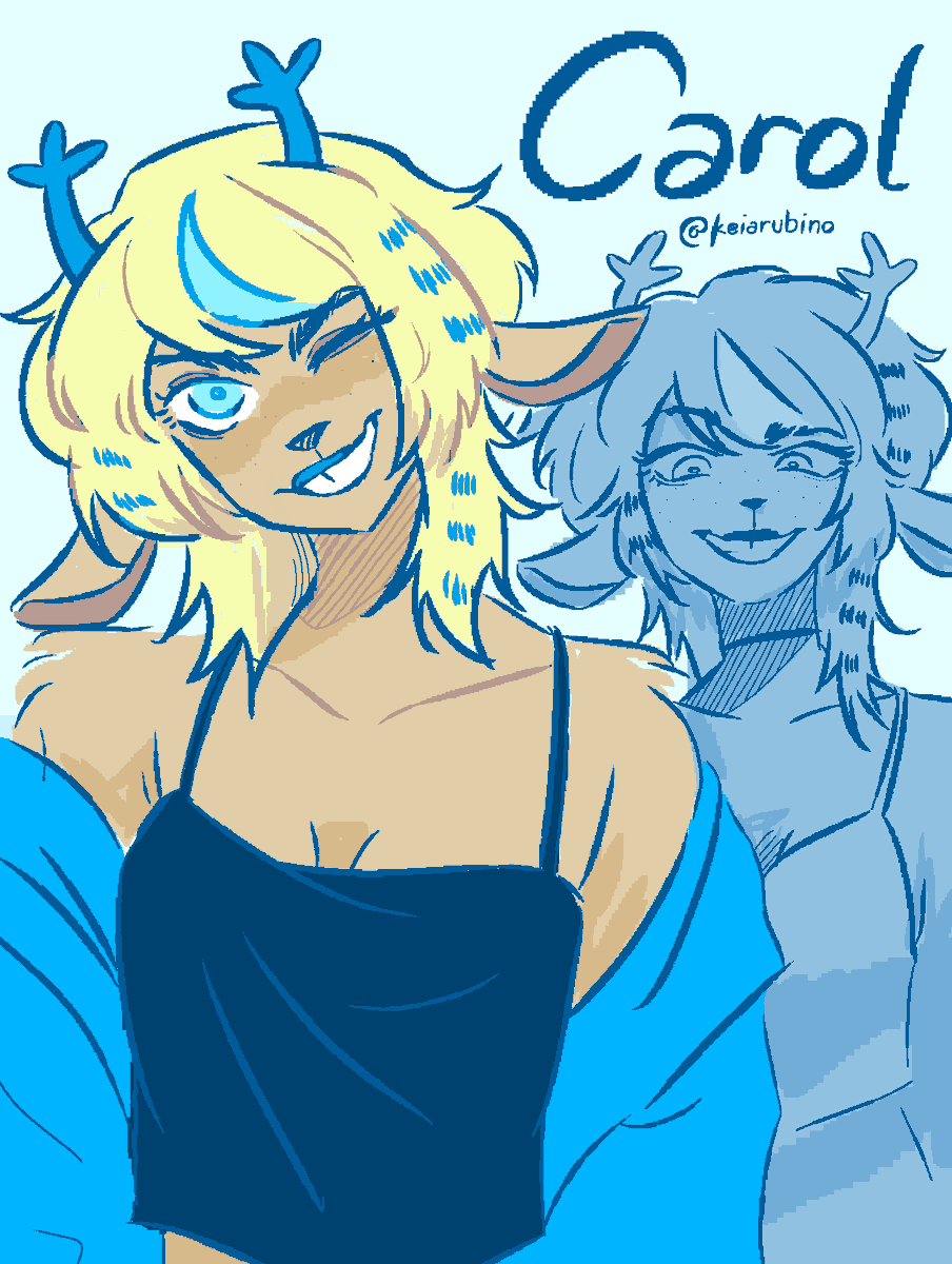 Dess doesn't like to hear it but she takes after her mom #DELTARUNE #CarolHoliday