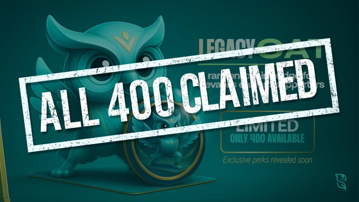 🔥 400 Legacy OATs claimed — in under 48 hours!

Thank you to our early supporters! Each Legacy OAT holder has secured their place in the Revani Saga and unlocked future perks &amp; surprises waiting just for them 🫶

Missed out? This was only the prologue… more chapters (and new