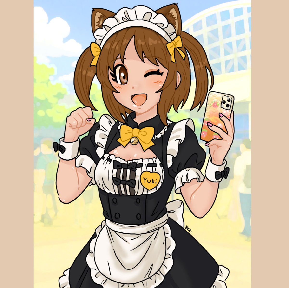 Eyzmaster's tweet photo. Maid @mtndwr cosplay, eternal chaos. Happy bday! Here’s to many more fits & eras. 🎂

🖤 Thanks for the likes, comments, and birthday love—cheers to more Yuki cosplays ahead.

@ywuukii 
@tailsthefoxfan 
#ywuuki #yuki #mtndwr #Eyz #myart #oc #waifu #bestgirl #egirls #altgirls #fitgirls