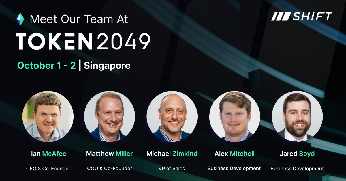 🇸🇬 Heading to TOKEN2049 Singapore?

Shift Markets will be on the ground, engaging with top voices in crypto, showcasing our digital asset infrastructure, and diving into what’s next for the industry.

We’d love to connect and discuss how Shift can power your next exchange,